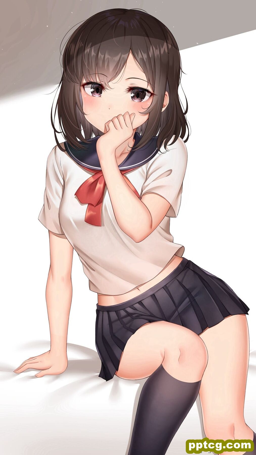 动漫美女精美插画手机壁纸
