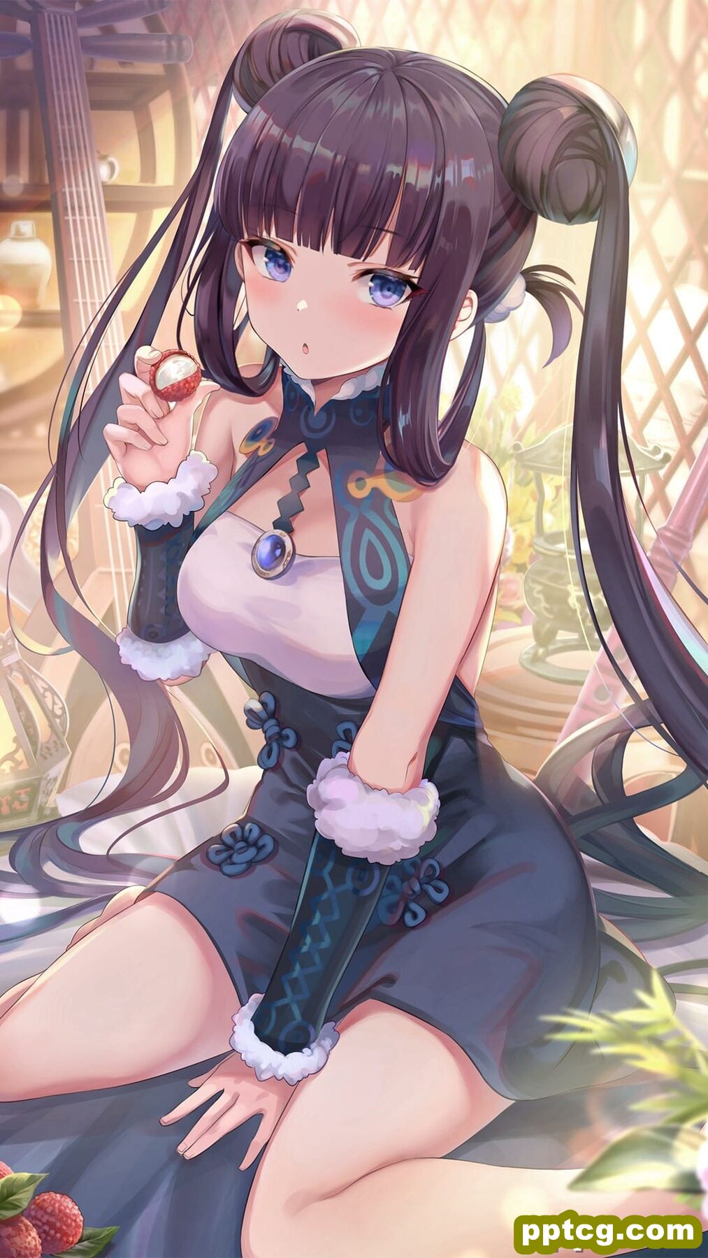 动漫美女精美插画手机壁纸