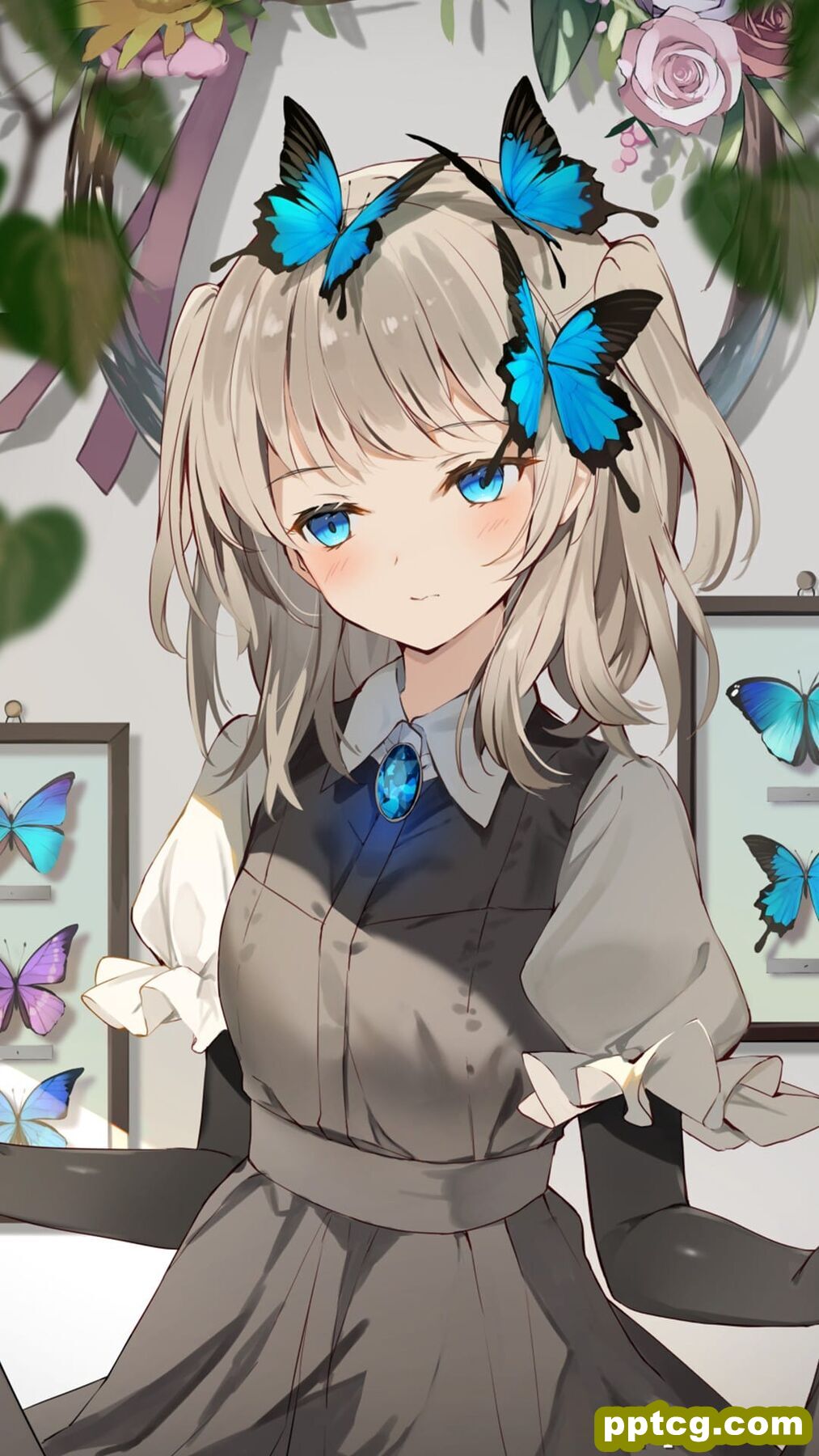 可爱原画少女手机壁纸图片