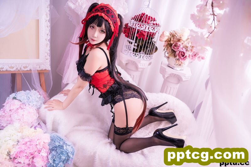 二次元妹子抱走莫子aa《狂三 黑色蕾丝》 [萝莉COS] 写真集