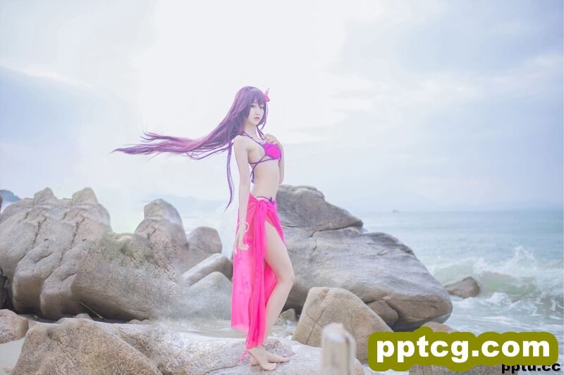 木绵绵OwO《沙滩斯卡哈》 [COSER美女] 写真集