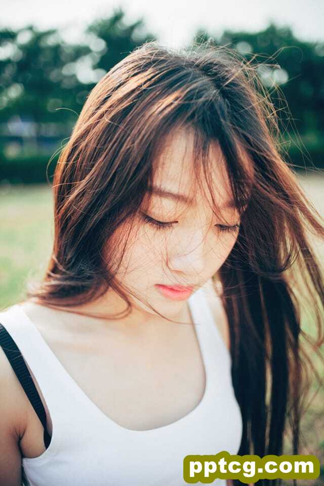 甜美清纯小清新校园美女高清壁纸