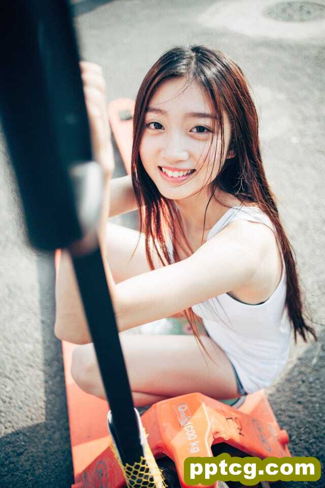 甜美清纯小清新校园美女高清壁纸
