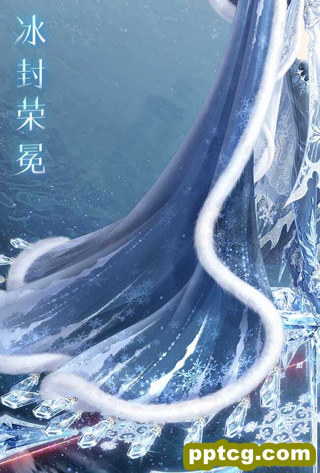 换装养成手游《奇迹暖暖》冰封荣冕套装图片壁纸-皮皮兔动漫