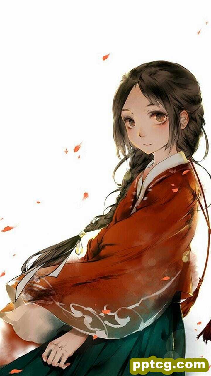 美丽的国风二次元动漫美少女唯美插画手机壁纸图片-皮皮兔动漫