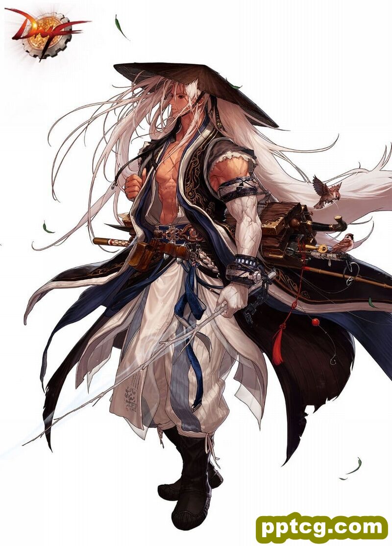 DNF男鬼剑三次觉醒全身立绘插画游戏手机壁纸