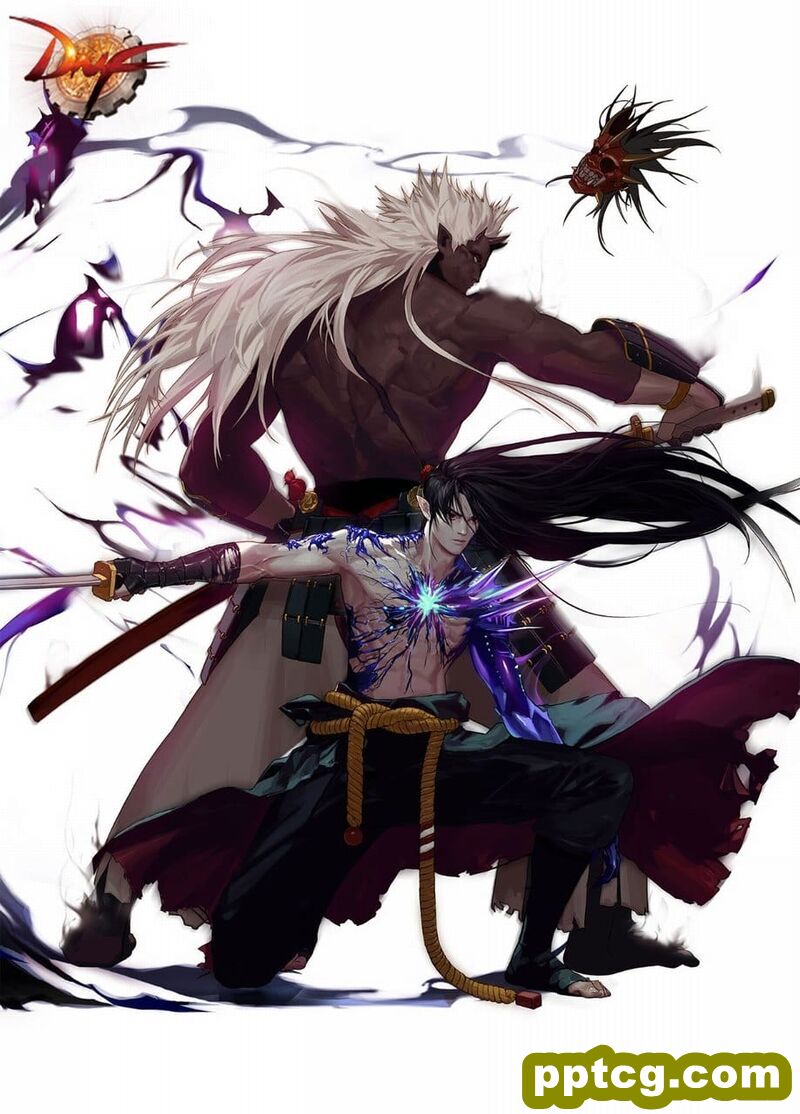 DNF男鬼剑三次觉醒全身立绘插画游戏手机壁纸