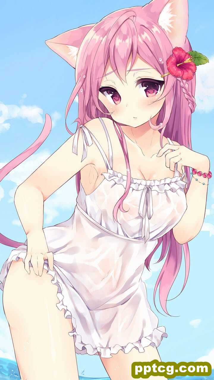 二次元巨乳动漫爆乳比基尼兔女郎大胸美女手机桌面壁纸-皮皮兔动漫