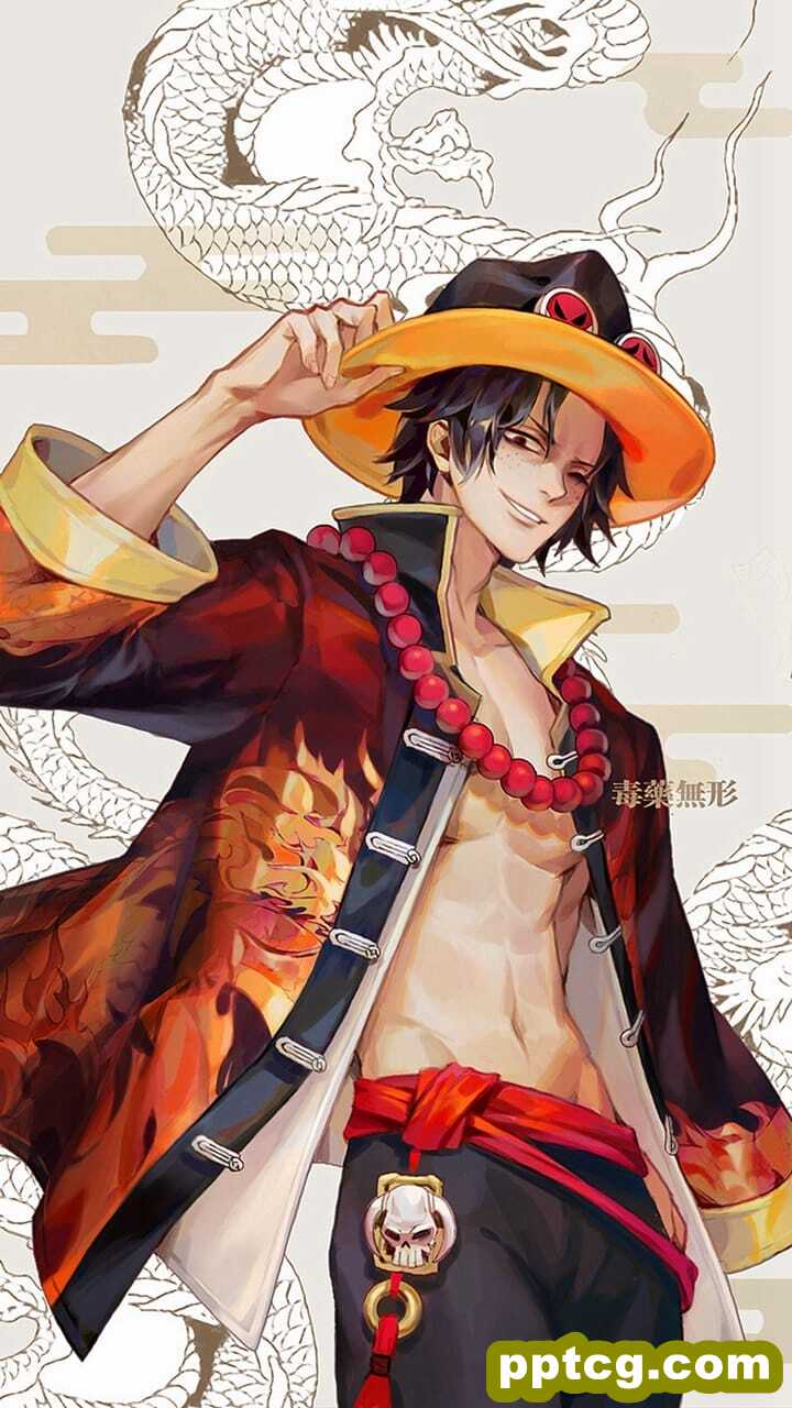 《海贼王》炫酷好看的人物国风插画精美手机锁屏壁纸大全-皮皮兔动漫