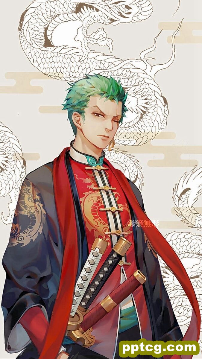 《海贼王》炫酷好看的人物国风插画精美手机锁屏壁纸大全