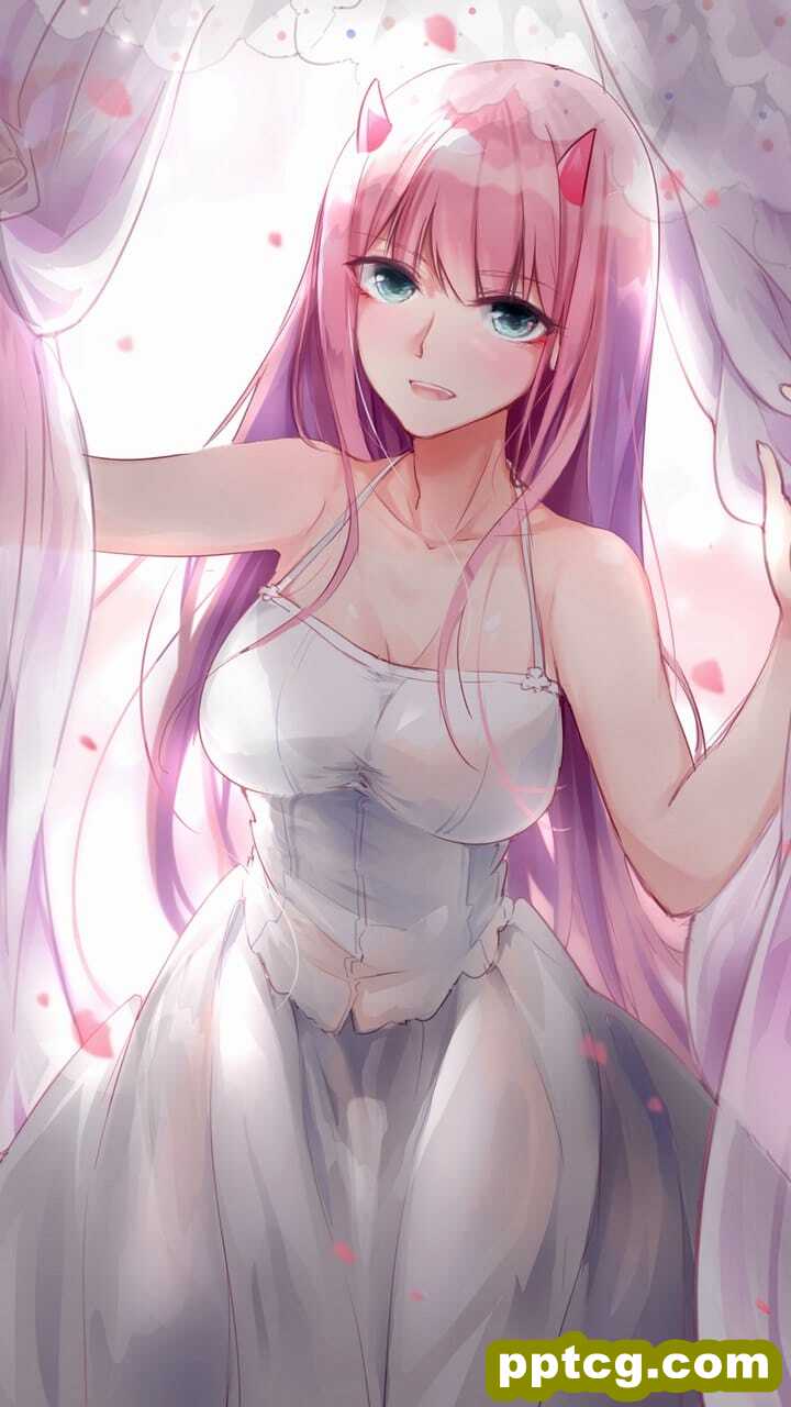 精致漂亮的二次元巨乳妹妹动漫美女手机桌面壁纸