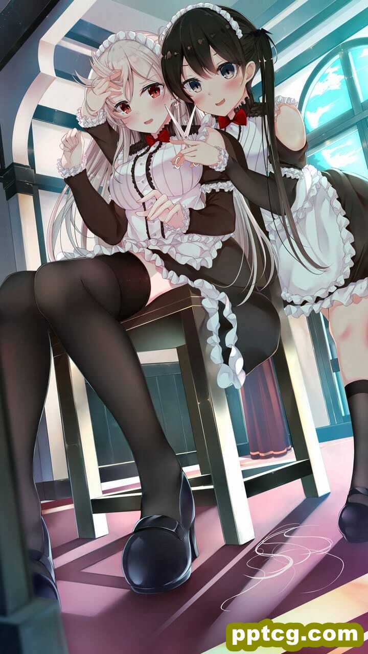 精致漂亮的二次元巨乳妹妹动漫美女手机桌面壁纸