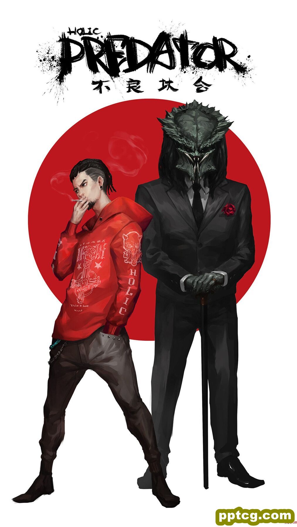 不良人漫画手机壁纸，看过穿西服的铁血战士吗？-皮皮兔动漫
