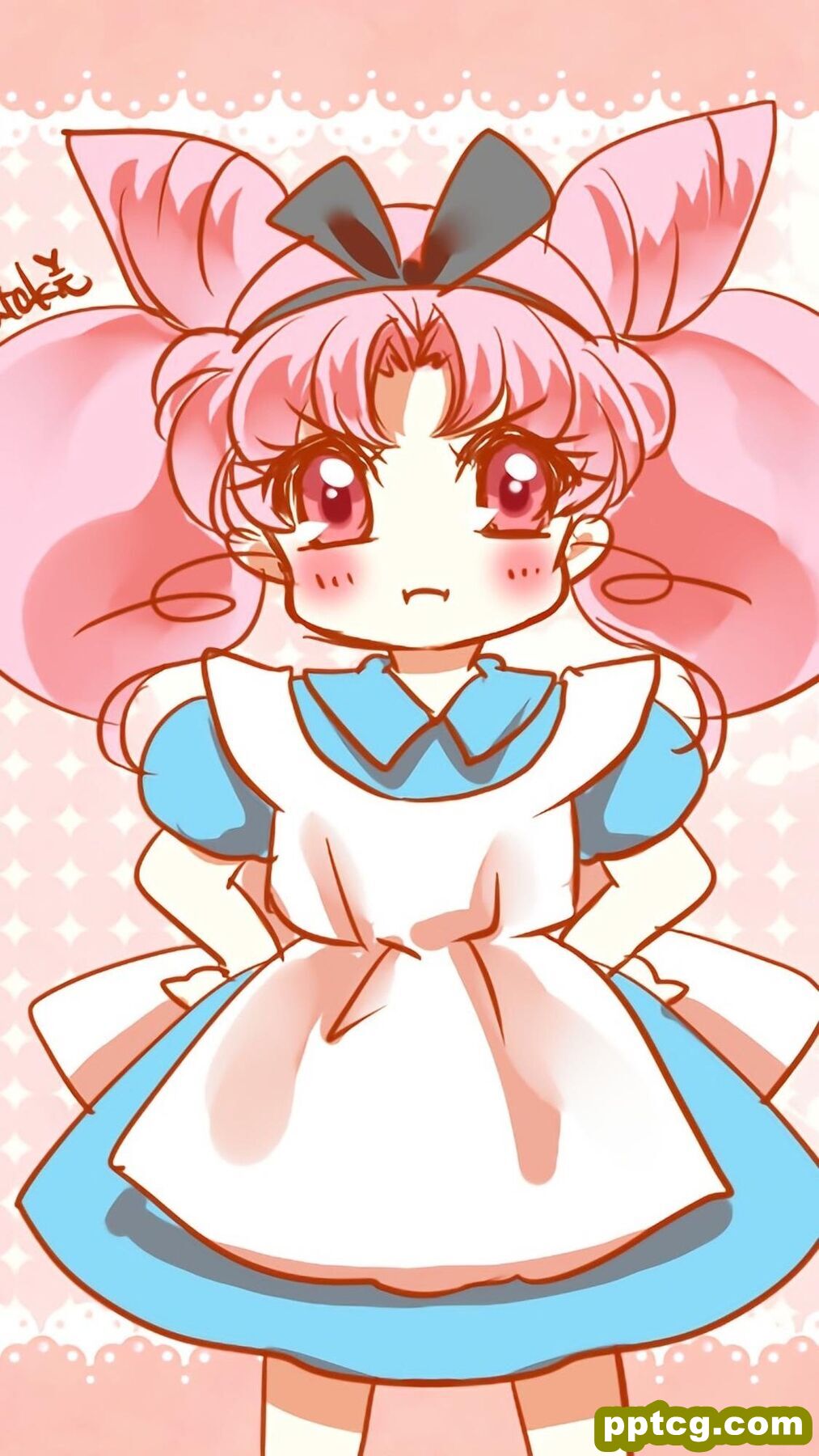 二次元动漫插画美女手机壁纸