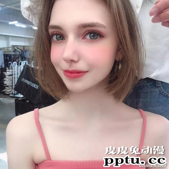 从童话走出的妖精美人 德韩混血模特Chloe