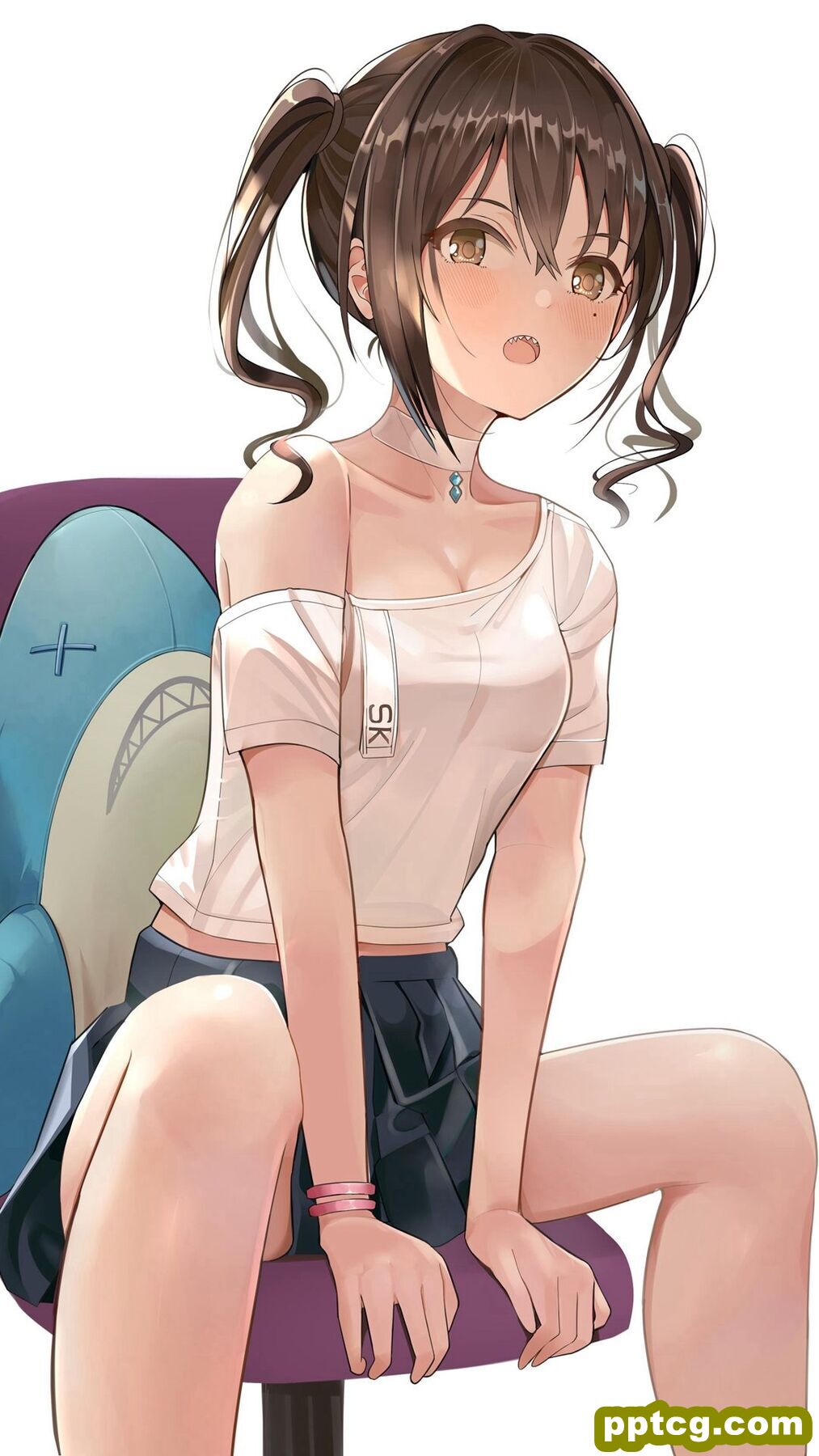 萌系治愈二次元美女手机壁纸