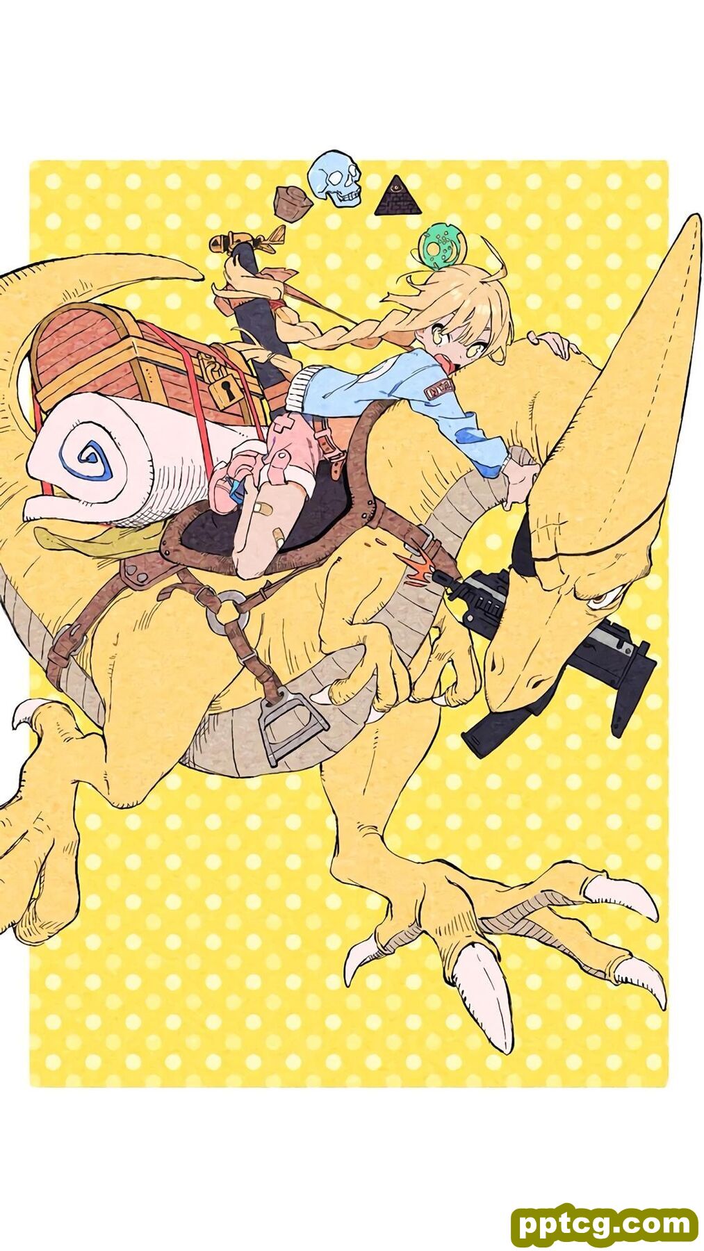 二次元少女插画手机壁纸 第二辑-皮皮兔动漫