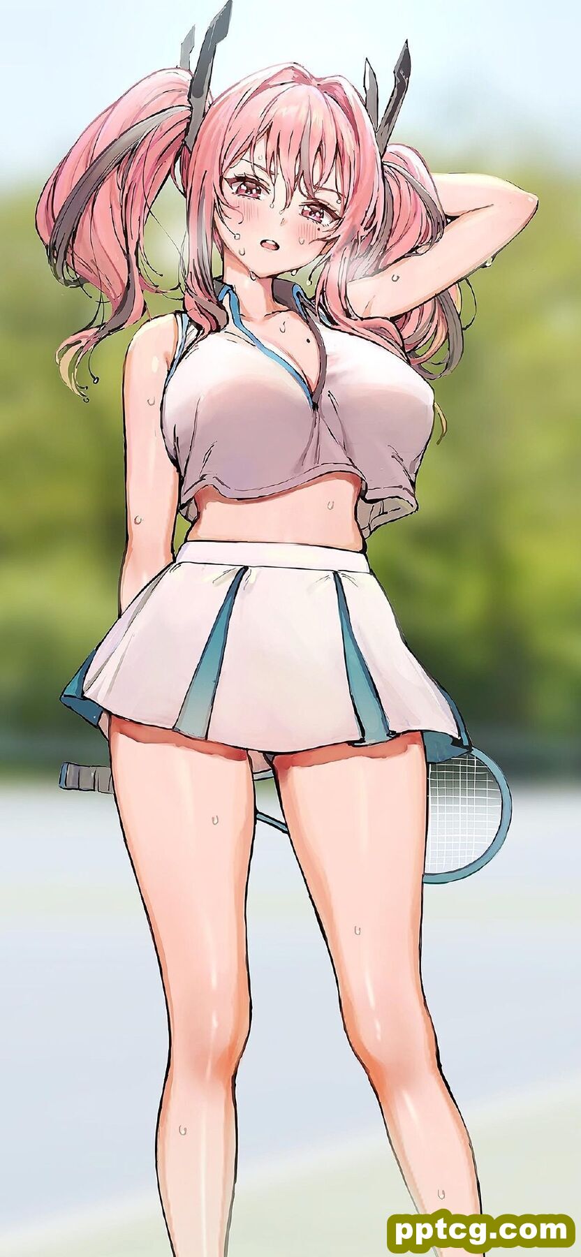 性感二次元美女插画高清手机壁纸-皮皮兔动漫