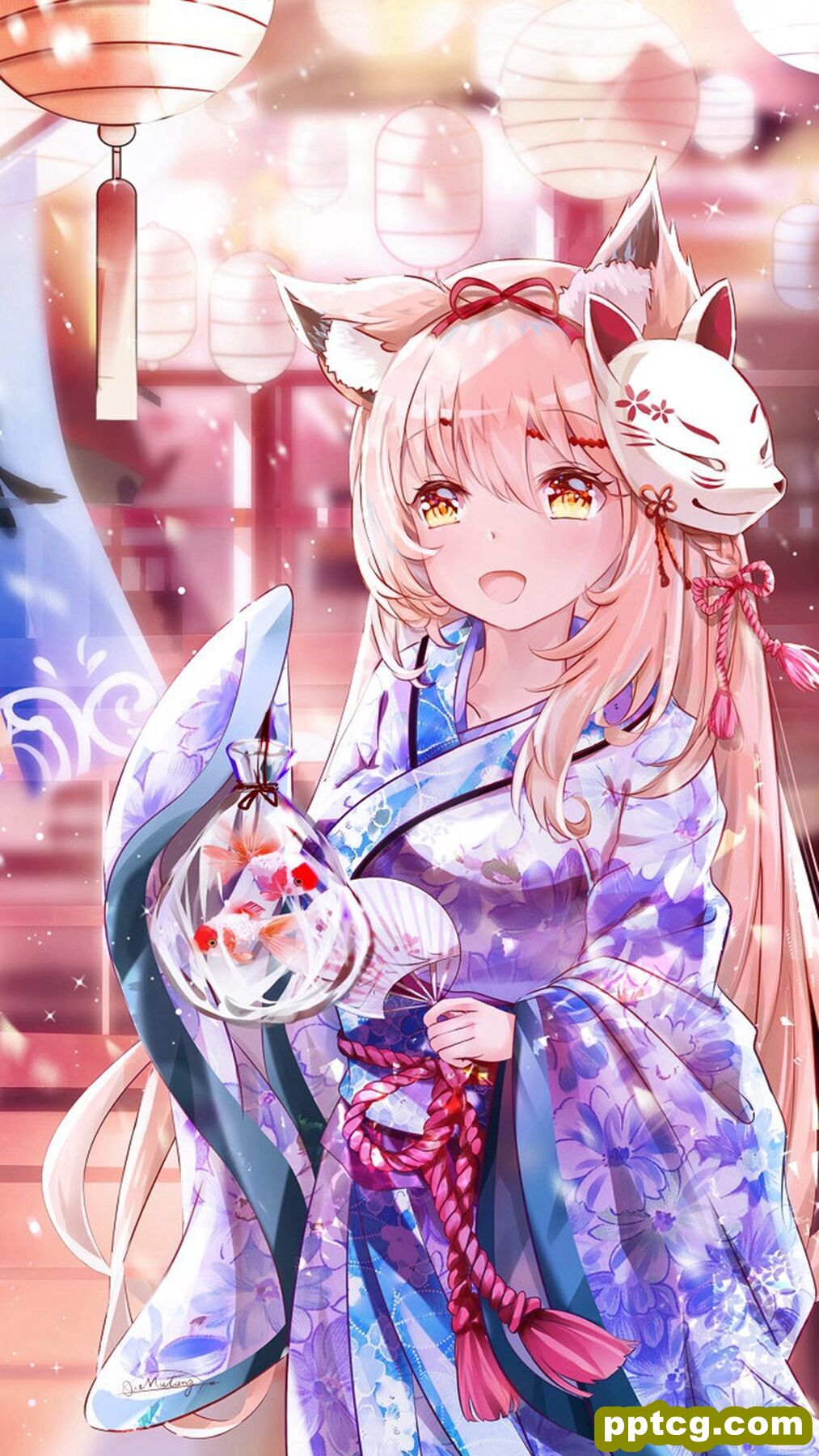 性感唯美二次元美女手机壁纸