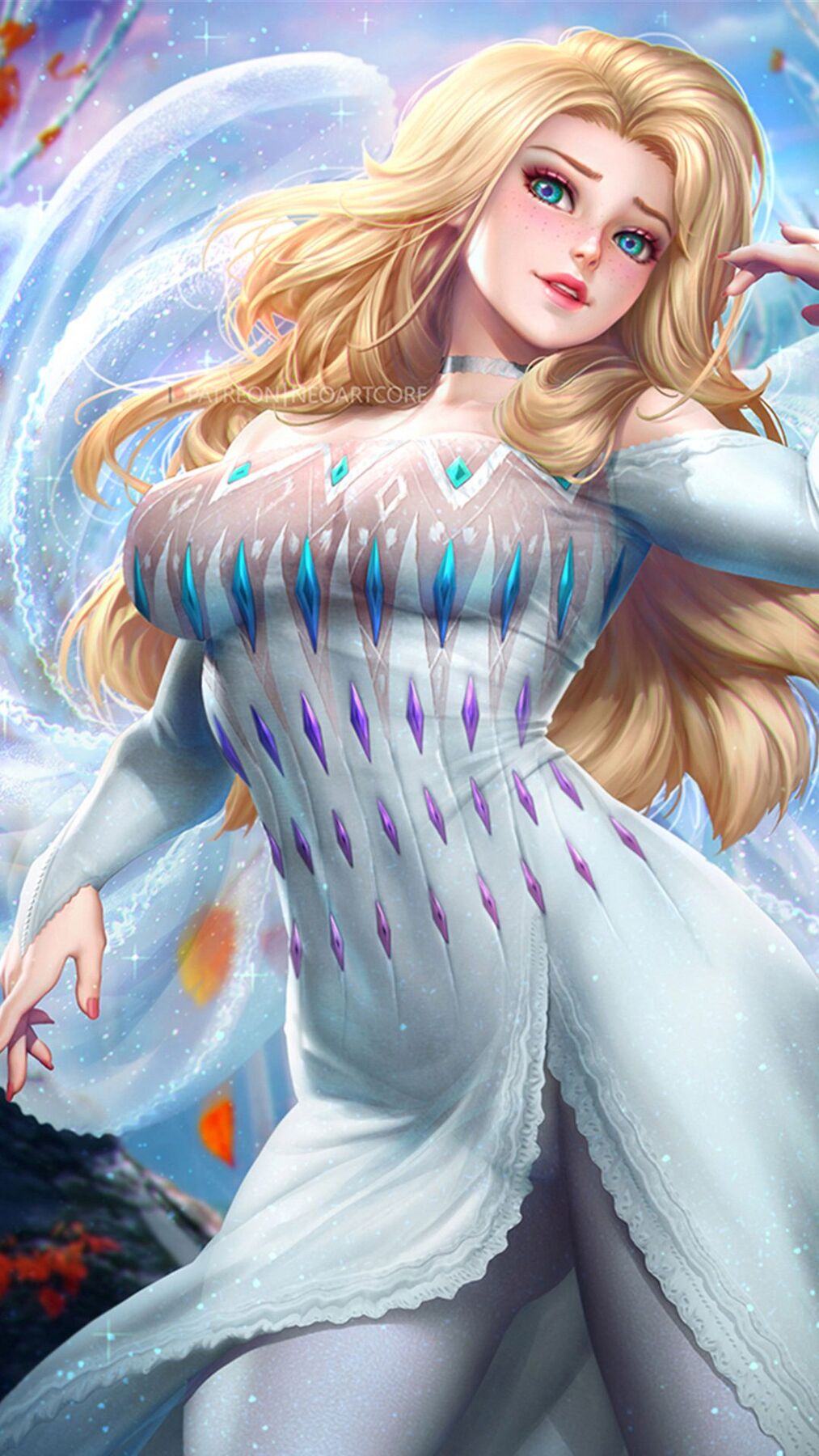 动漫插画少女手机壁纸