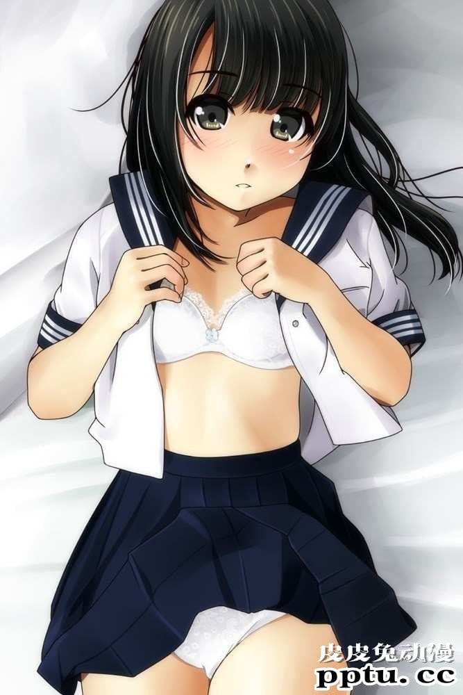 二次元美女学生爆乳制服美女图片-皮皮兔动漫
