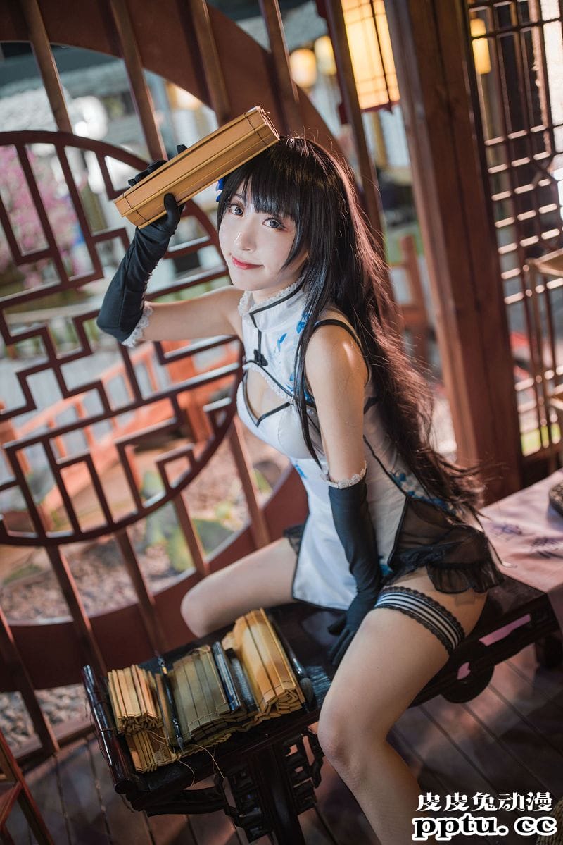 黑川COSPLAY瓶儿中国风旗袍美女图片[47P]