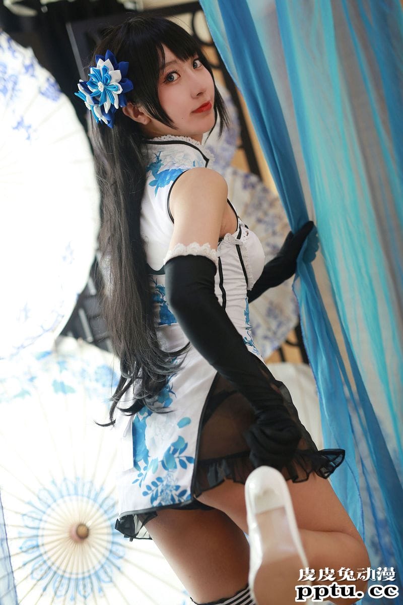 黑川COSPLAY瓶儿中国风旗袍美女图片[47P]