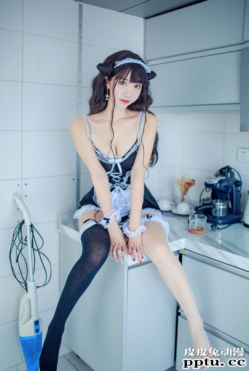 黑川COSPLAY小恶魔女仆装摄影图片[26P]
