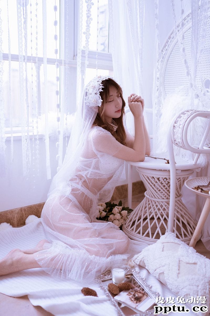 黑川COSPLAY年上彼女婚纱+毛衣摄影写真[39P]