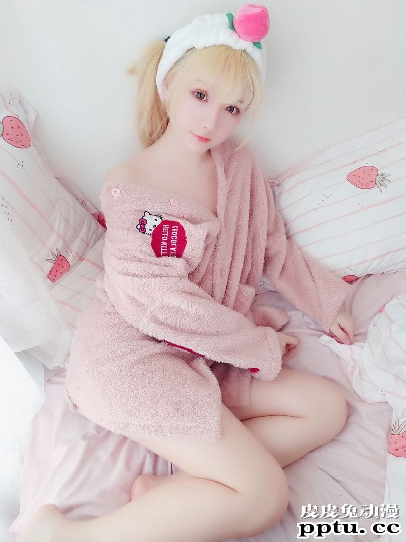 小姐姐星之迟迟COSPLAY粉红泡泡包兔女郎[56P]