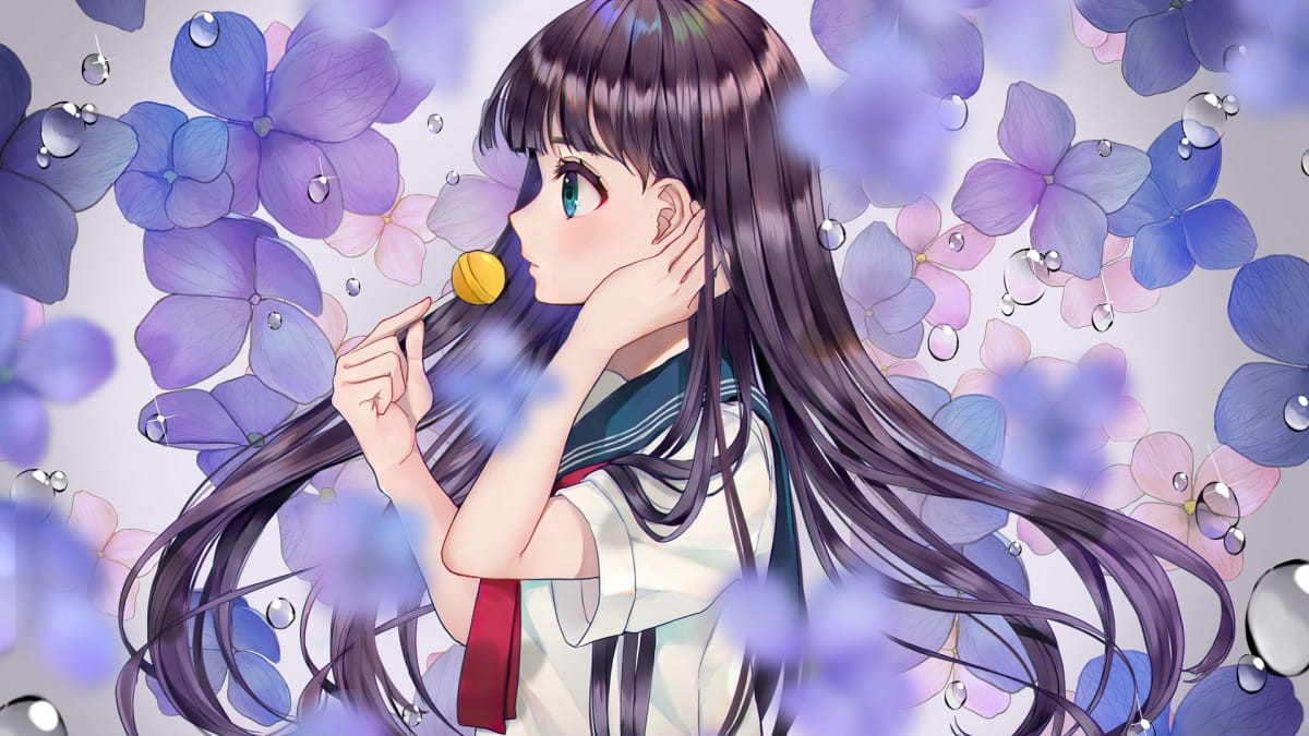 甜美的动漫少女壁纸
