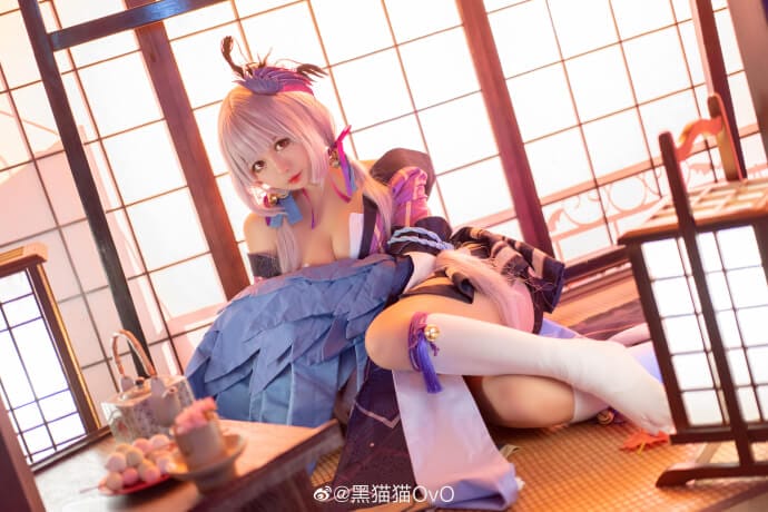 《阴阳师》以津真天Cosplay【CN:黑猫猫OvO】-皮皮兔动漫