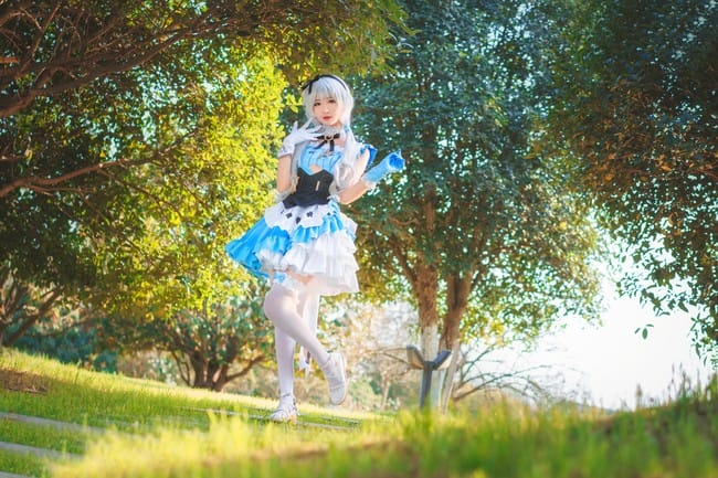 《崩坏3》德丽莎可爱Cosplay【CN:弥音音ww】