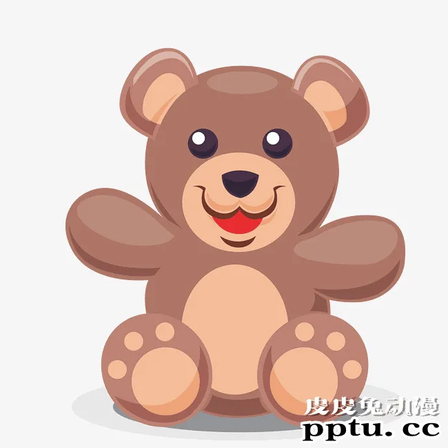 可爱的小熊-皮皮兔动漫