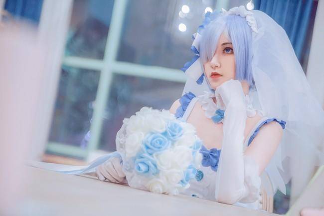 《Re:从零开始的异世界生活》雷姆花嫁Cosplay【CN:君珺】
