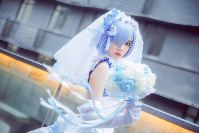 《Re:从零开始的异世界生活》雷姆花嫁Cosplay【CN:君珺】
