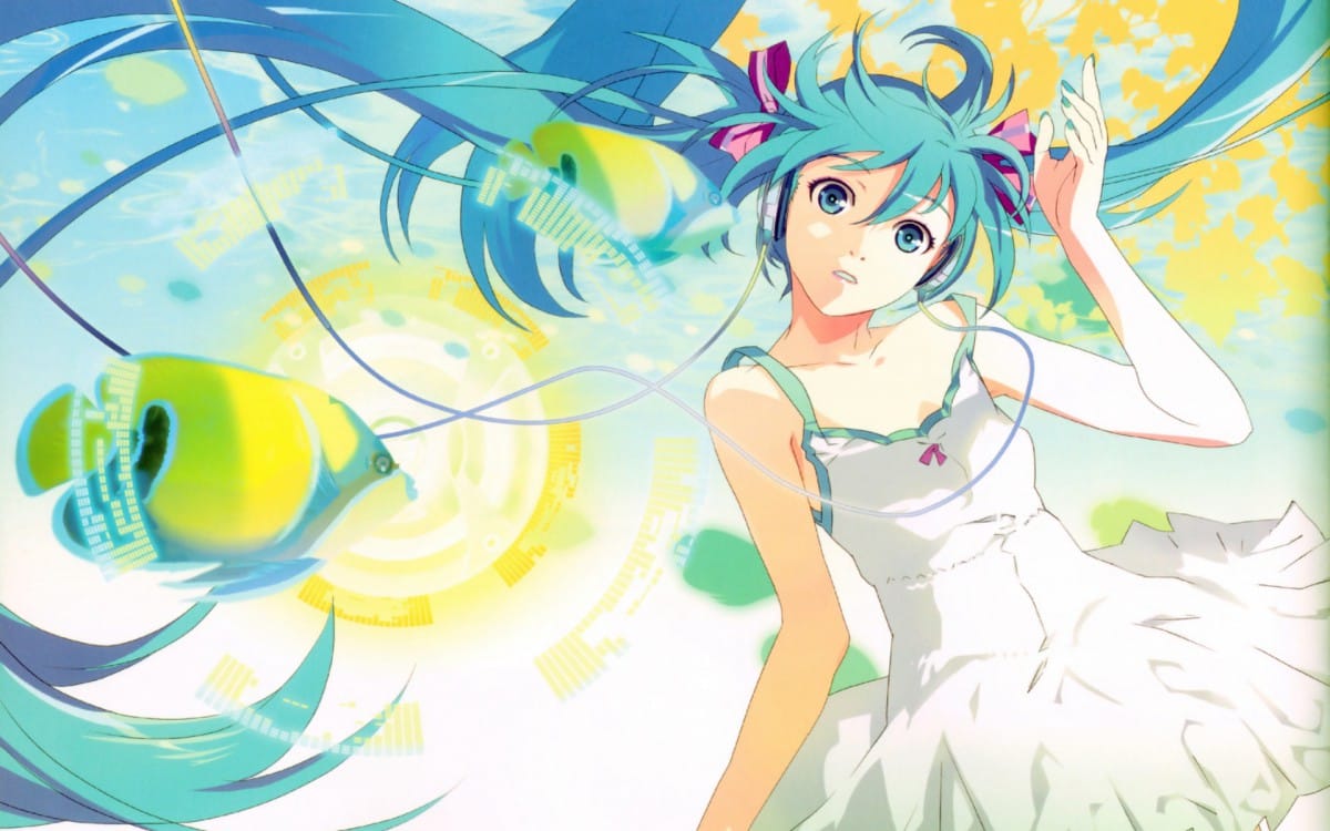 甜美少女初音未来壁纸