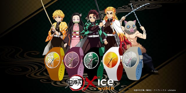「鬼灭之刃」联动「ICE-WATCH」推出角色造型手表-皮皮兔动漫