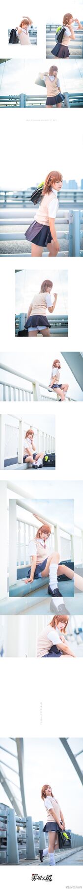 Coser贤儿sherry《某科学的超电磁炮》御坂美琴Cosplay美图分享