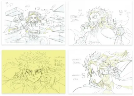 「鬼灭之刃:无限列车篇」炼狱杏寿郎部分原画公开