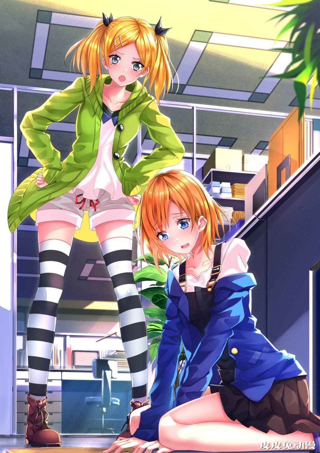 【P站精选】短裤+过膝袜+双马尾 完美,是我想要的…白箱/Shirobako《矢野艾莉卡》高清壁纸特辑!-一起萌 短裤+过膝袜+双马尾 完美,是我想要的…白箱/Shirobako《矢野艾莉卡》高清壁纸特辑!