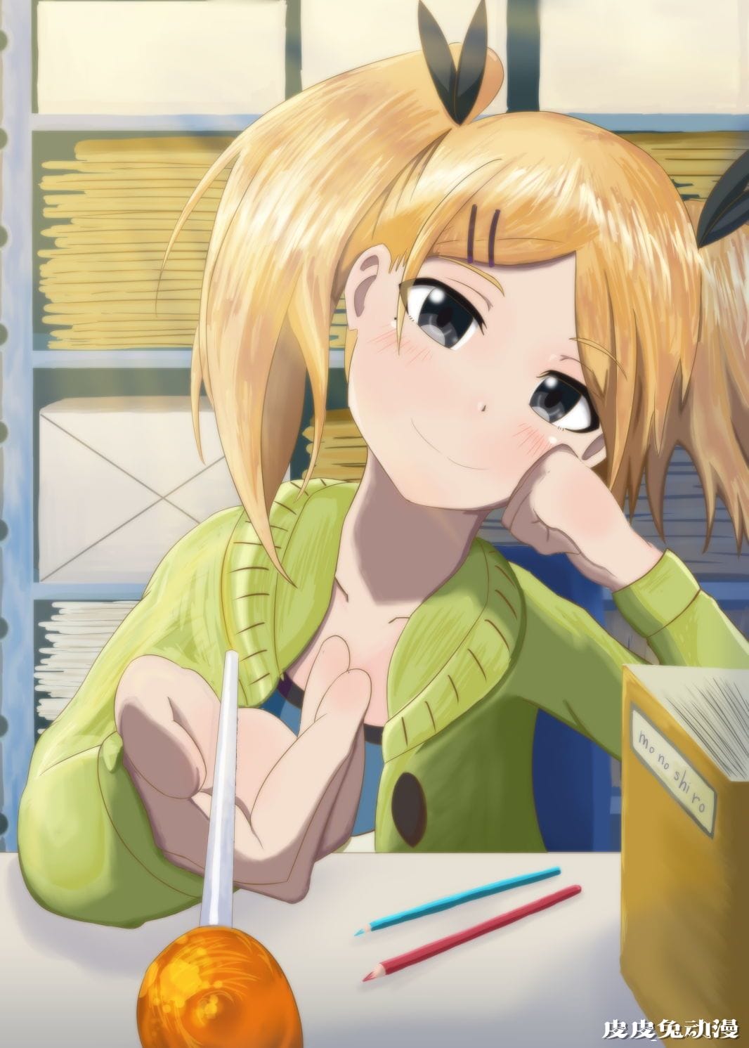 短裤+过膝袜+双马尾 完美，是我想要的…白箱/Shirobako《矢野艾莉卡》高清壁纸特辑！-皮皮兔动漫