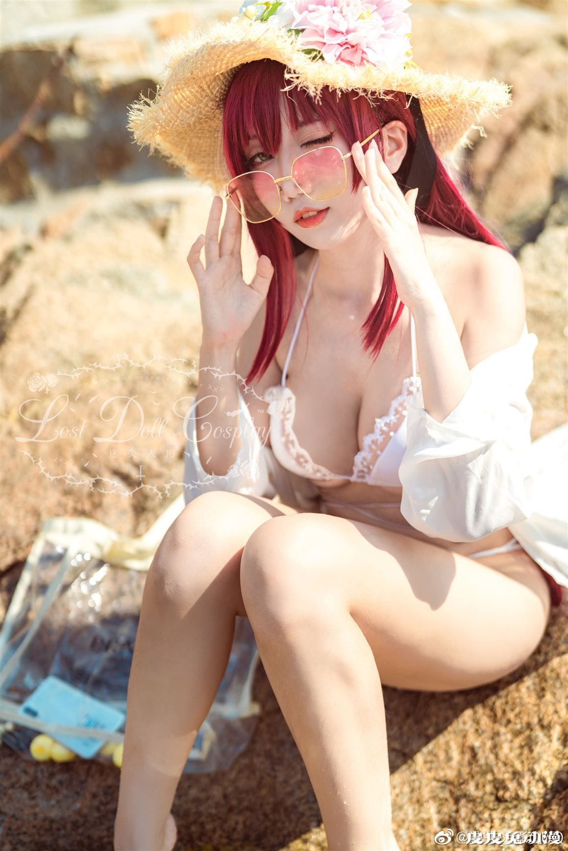 《碧蓝航线》絮库夫性感巨乳Cosplay泳装【CN:迷失人形QUQ】