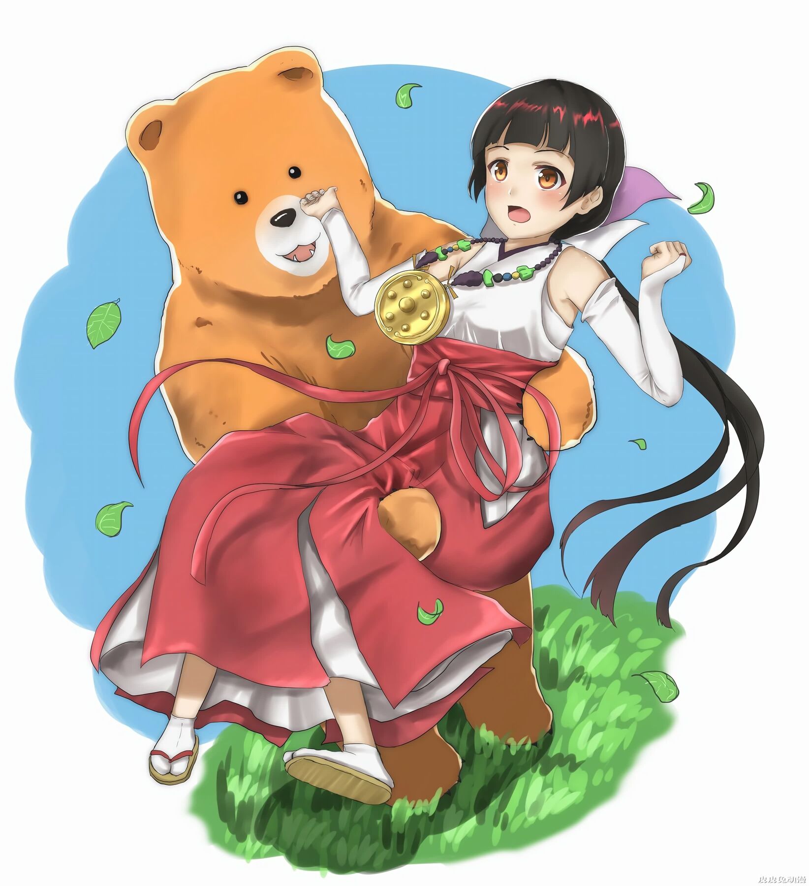 【P站精选】我想成为那头熊…当女孩遇到熊《雨宿町》高清壁纸特辑!-一起萌 我想成为那头熊…当女孩遇到熊《雨宿町》高清壁纸特辑!