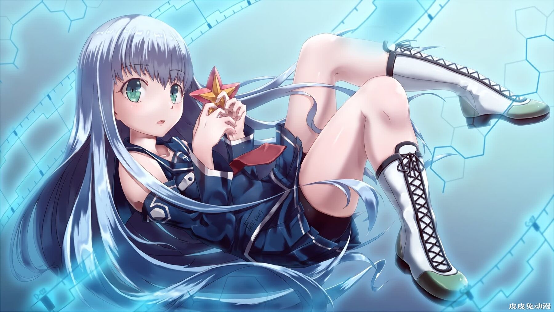 苍蓝钢铁的琶音《伊欧娜/伊401》高清壁纸特辑！
