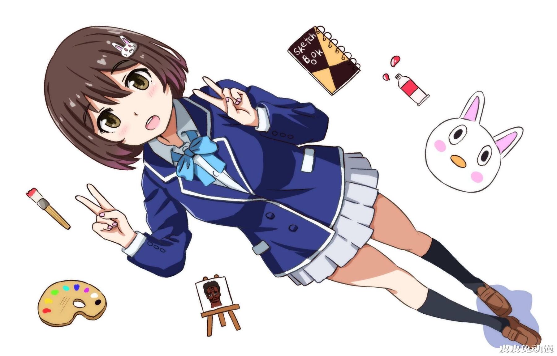 【P站精选】你的胖次我看到了…这个美术部有问题《宇佐美瑞希》高清壁纸特辑!-一起萌 你的胖次我看到了…这个美术部有问题《宇佐美瑞希》高清壁纸特辑!