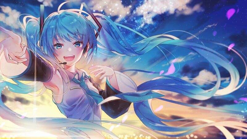 歌姬初音未来桌面壁纸-皮皮兔动漫