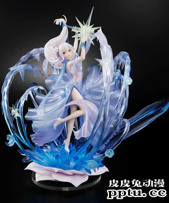 「Re:从零开始的异世界生活」爱蜜莉雅 水晶礼服Ver. 1/7手办开订-皮皮兔动漫