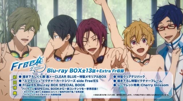 TV动画「Free!」第一季&第二季 蓝光DVD 发售预告公开