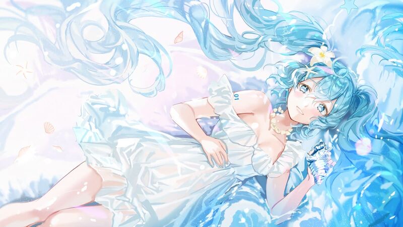 少女初音未来壁纸-皮皮兔动漫